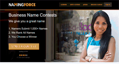 Desktop Screenshot of namingforce.com